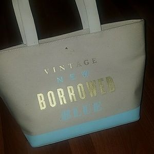 Last Chance! Kate Spade"bride canvas bag"